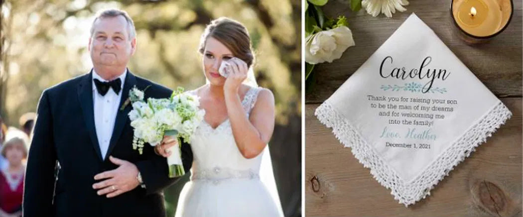 Personalizza il Fazzoletto della Sposa con una frase ricamata