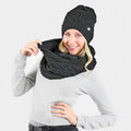 Cappello da donna con trecce oversize - Colombo Milano 1911 - nero