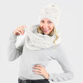 Cappello da donna con trecce oversize - Colombo Milano 1911 - panna
