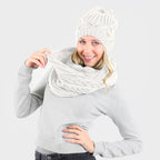 Cappello da donna con trecce oversize - Colombo Milano 1911 - panna