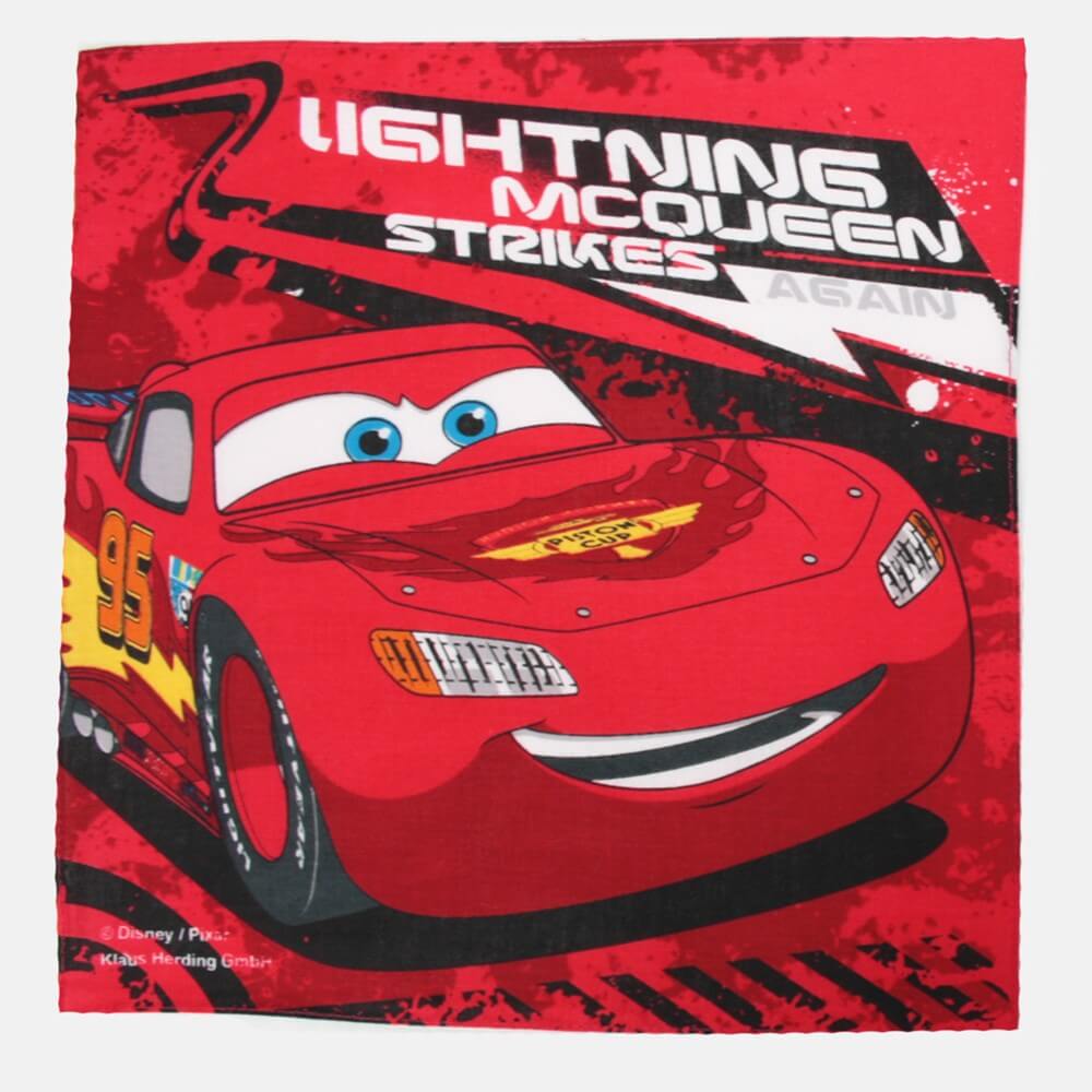 Seconda variante - Cars - fazzoletto di cotone Disney con Saetta Mcqueen
