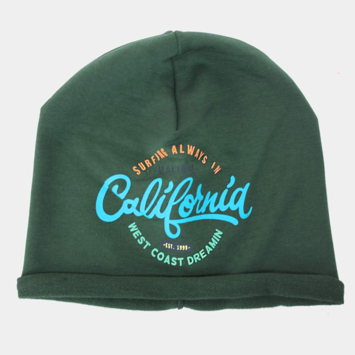 Verde - Malibù - cappello misto cotone con scritte
