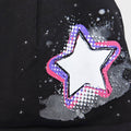 Dettaglio nero Rockstar - cappello bimba (9m-2a) misto cotone con stella e strass