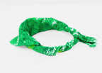Arrotolata - Brasil - bandana di cotone con bandiera brasiliana vintage stampata
