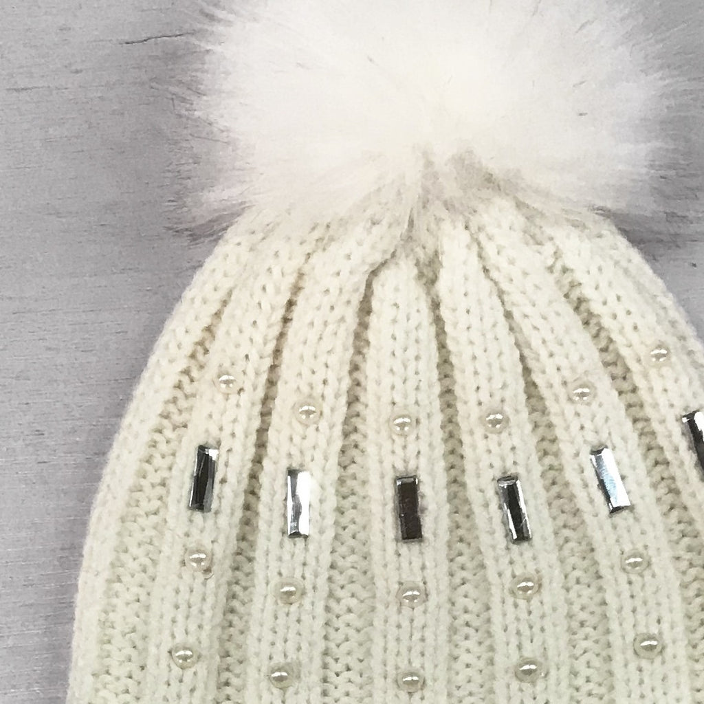 Set bimba con perle e pietre applicati - 5/10a dettaglio