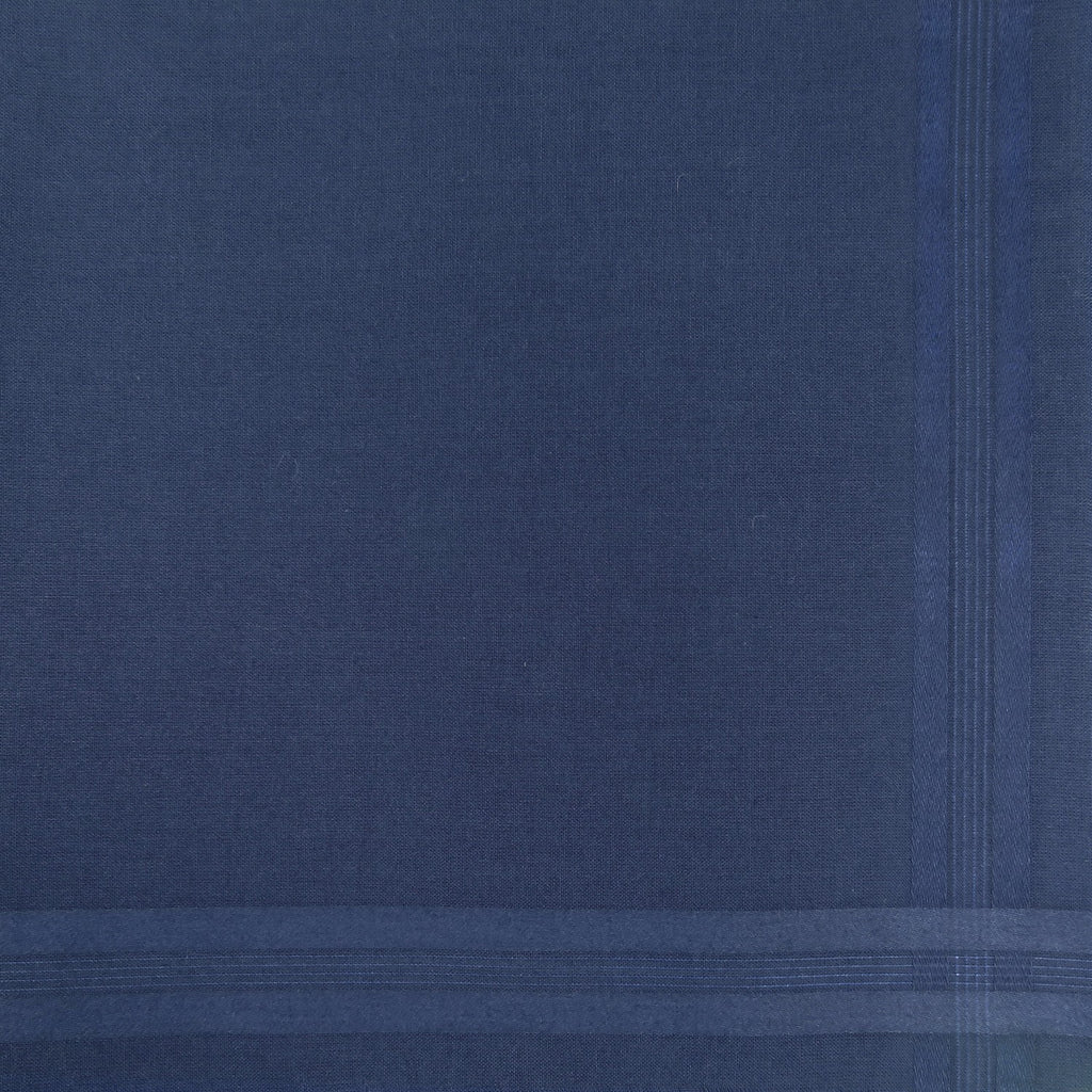Variante blu - Pastello - fazzoletto di cotone da uomo tinta unita
