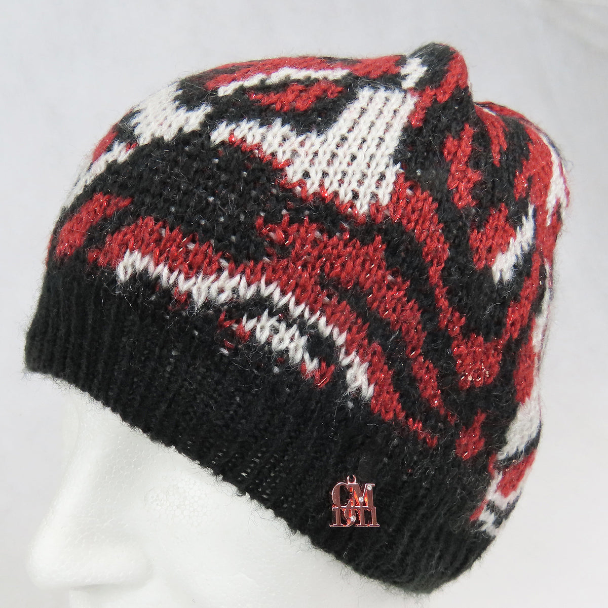 Cappello multicolor extra morbido con lurex
