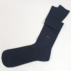 Calza lunga rasata Chiffon filo di scozia Con Iniziali ricamate