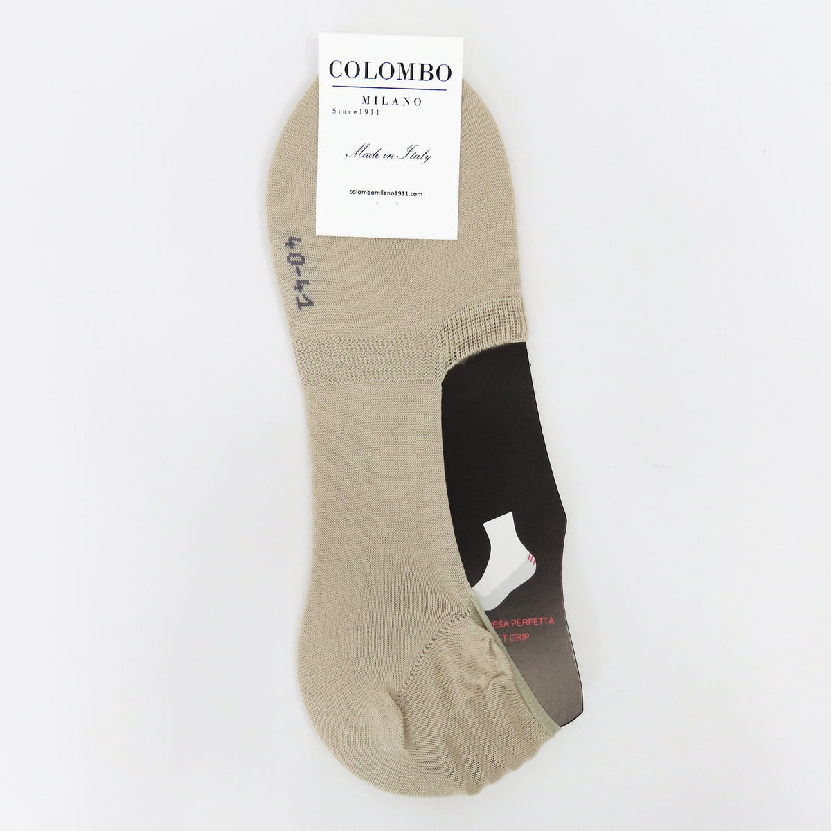 Calze invisibili salvapiede con grip color carne