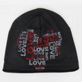 ZOEY nero- cappello bimba con scritte di strass