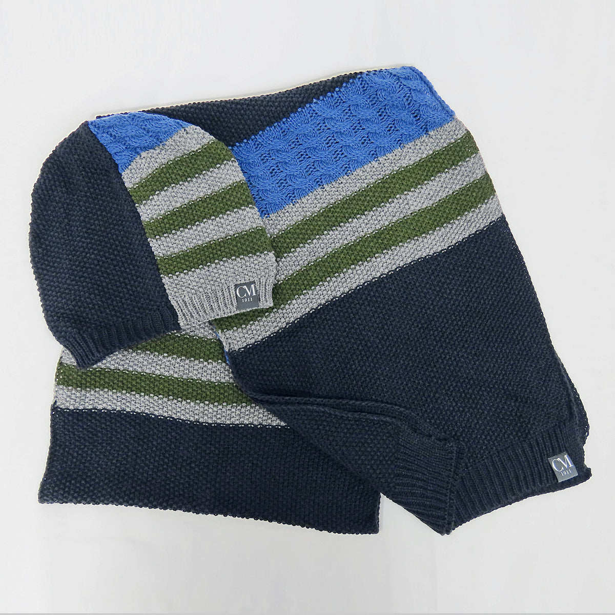 Cappello e sciarpa coordinati patchwork