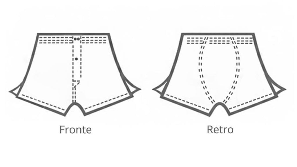 Fronte e retro - Kent - Boxer da uomo in cotone