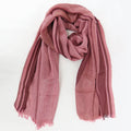 Sciarpa in viscosa jacquard con lurex in scatola