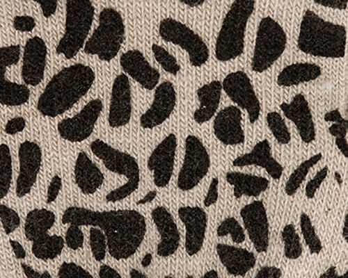Dettaglio - guanti donna magici - guanti elasticizzati touchscreen con stampa leopardata