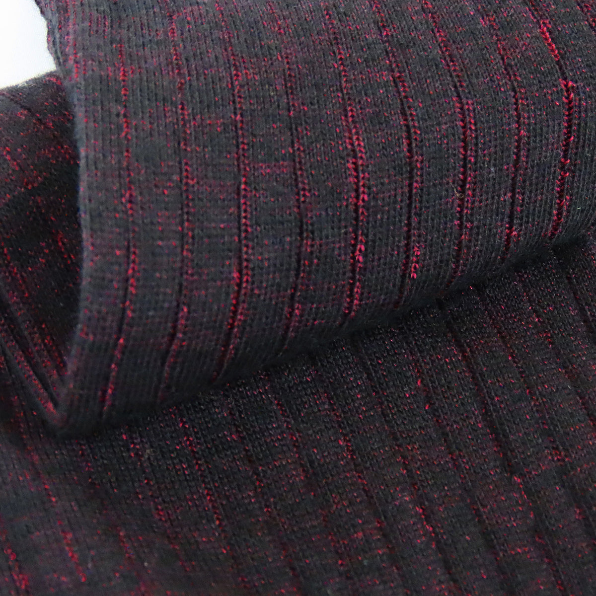 Calza lunga a coste vanisè doppia resistenza colori scuri nero dettaglio