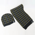 Cappello e sciarpa pied de poule