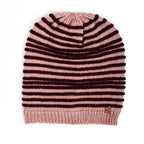 Cappello e sciarpa ad anello righe 3d - cappello