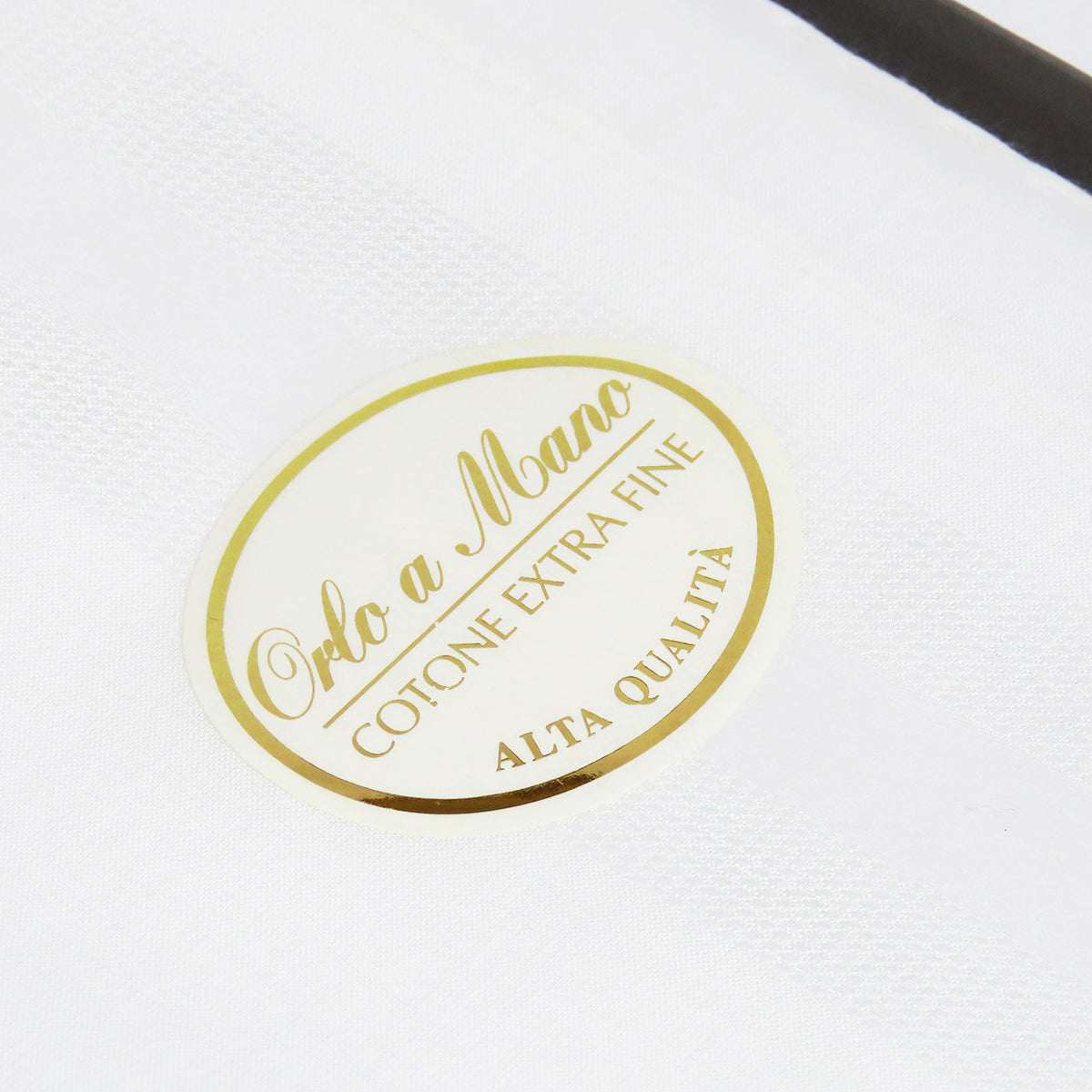 Manhattan - fazzoletto grande con righe di raso e Orlo a mano sticker