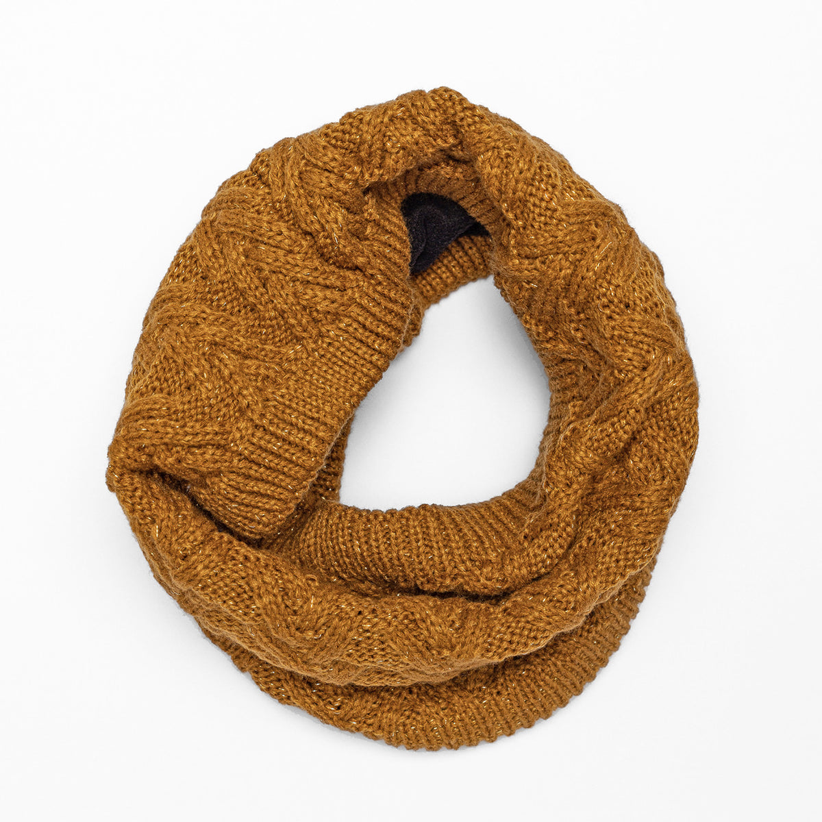 scaldacollo con lurex e interno in pile