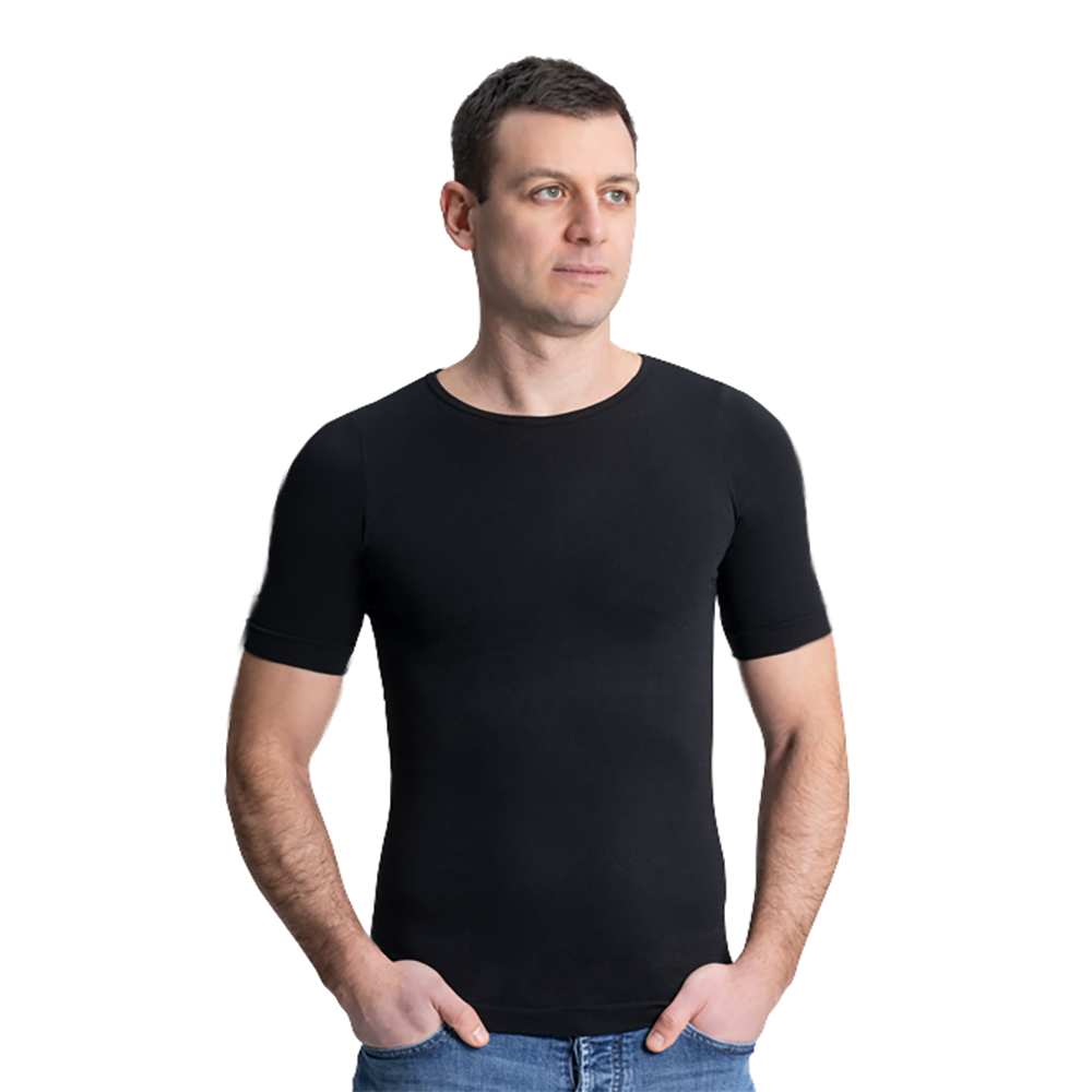 Maglia in modal ultralight con cashmere - maniche corte girocollo