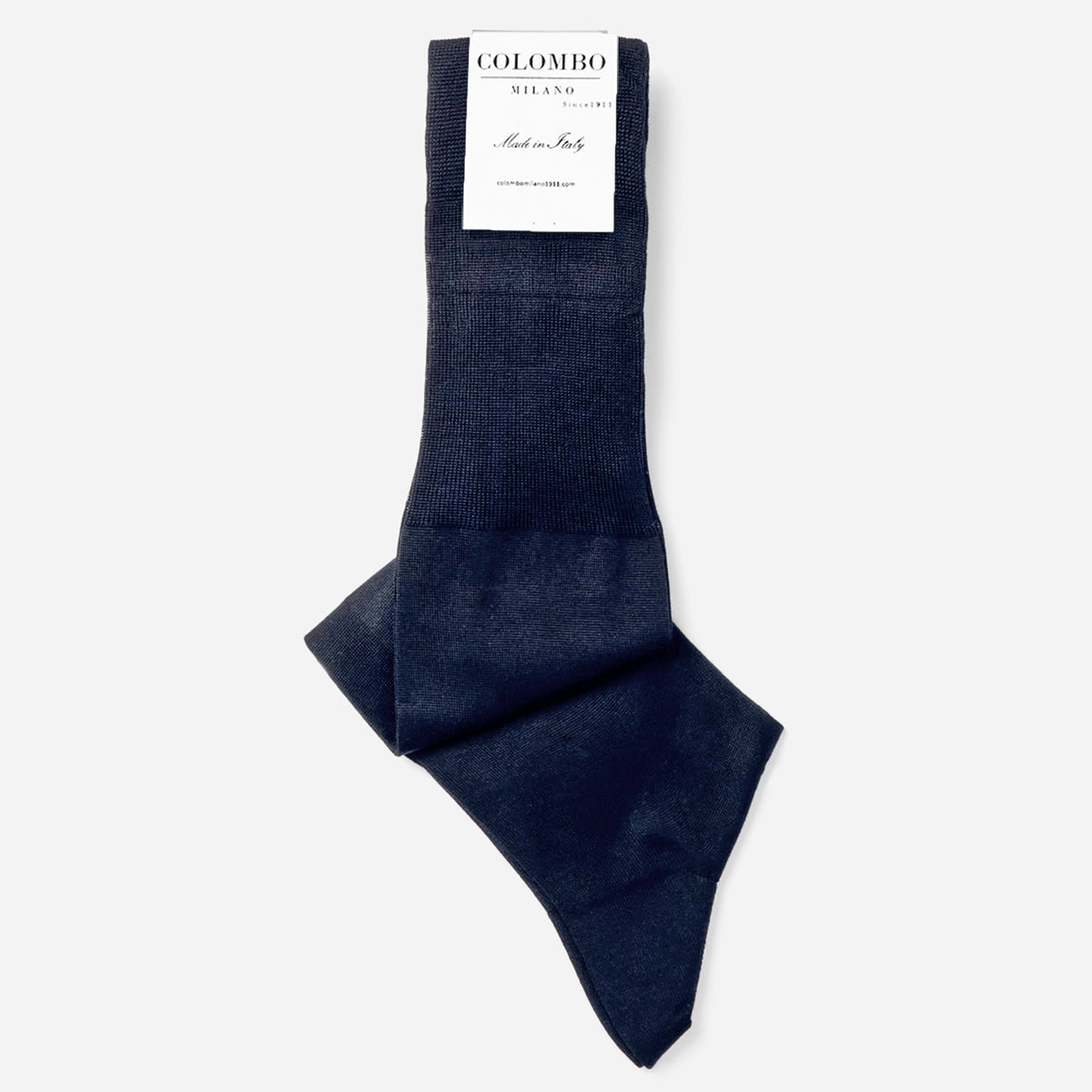 Calze lunghe blu 100% SETA
