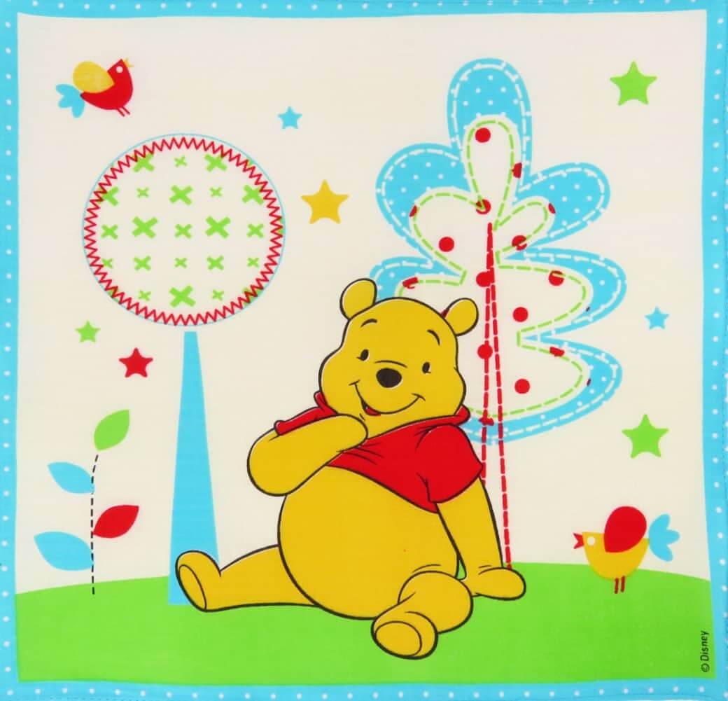Natura pastello - Winnie The Pooh - fazzoletto di cotone Disney
