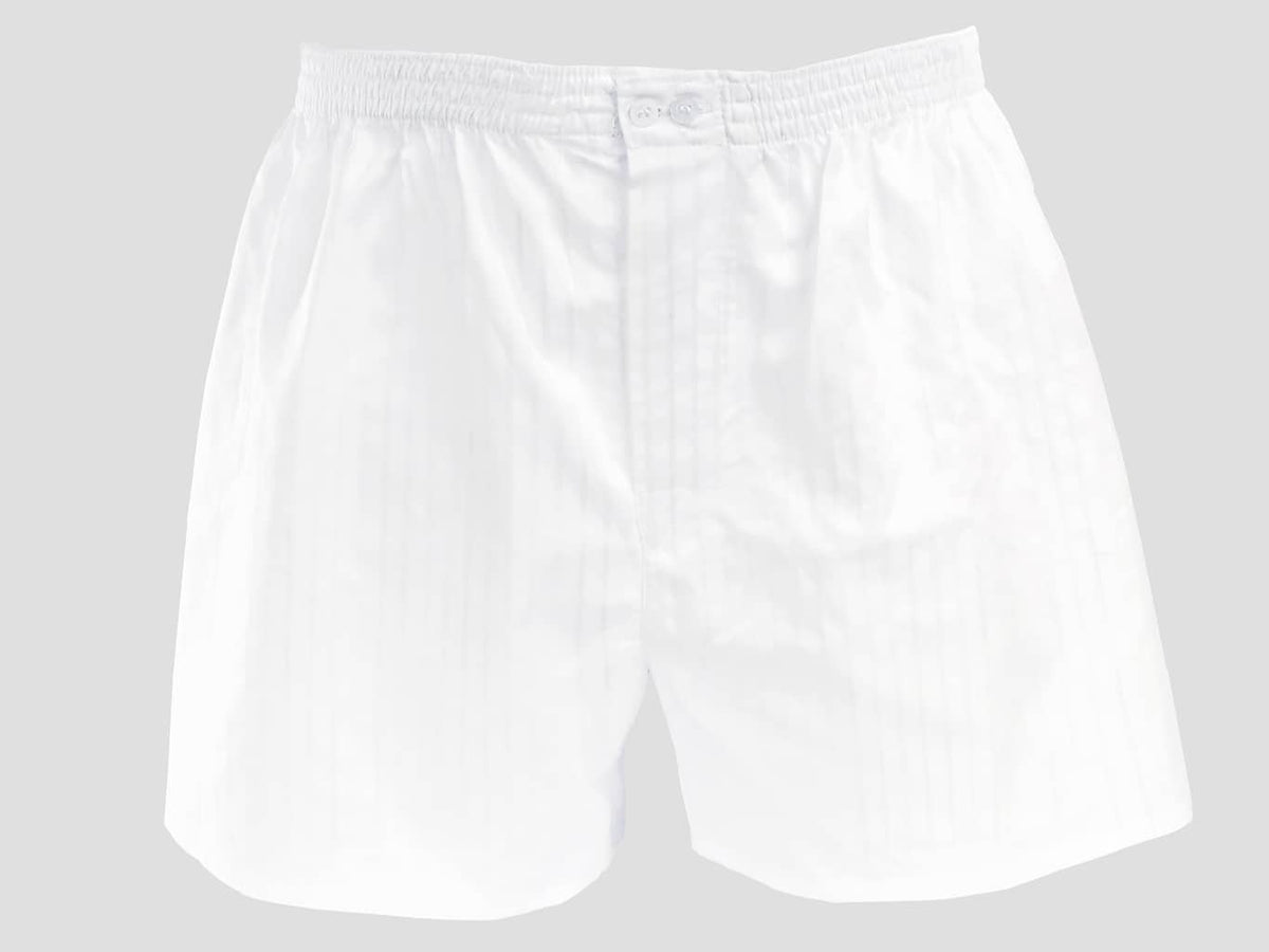 Modello - Kent - Boxer da uomo in cotone bianchi