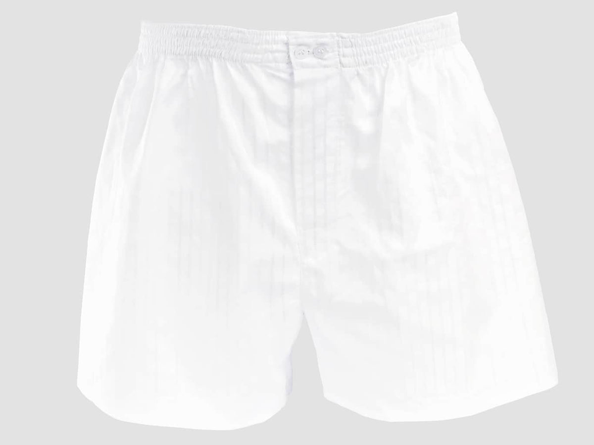 Modello - Kent - Boxer da uomo in cotone bianchi taglie forti