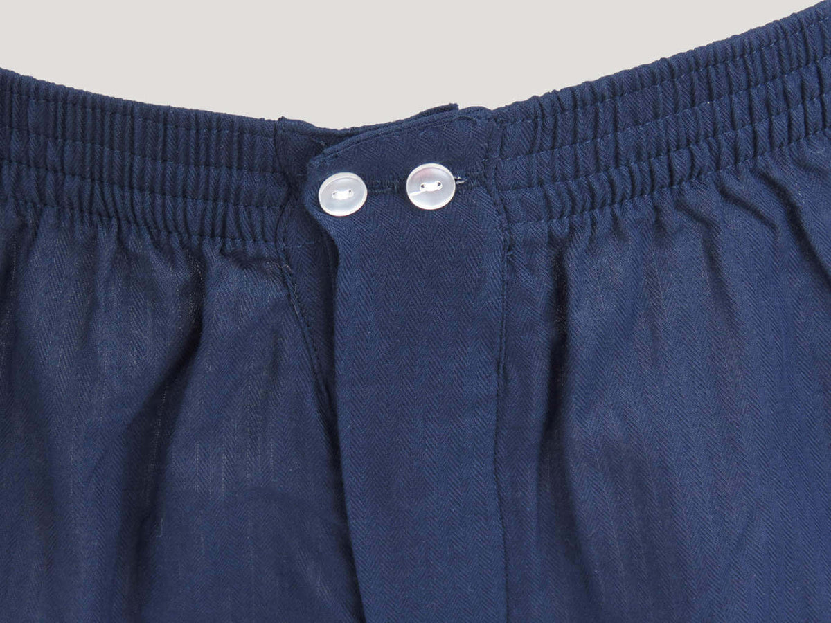 Dettaglio Kent - Boxer da uomo in cotone blu