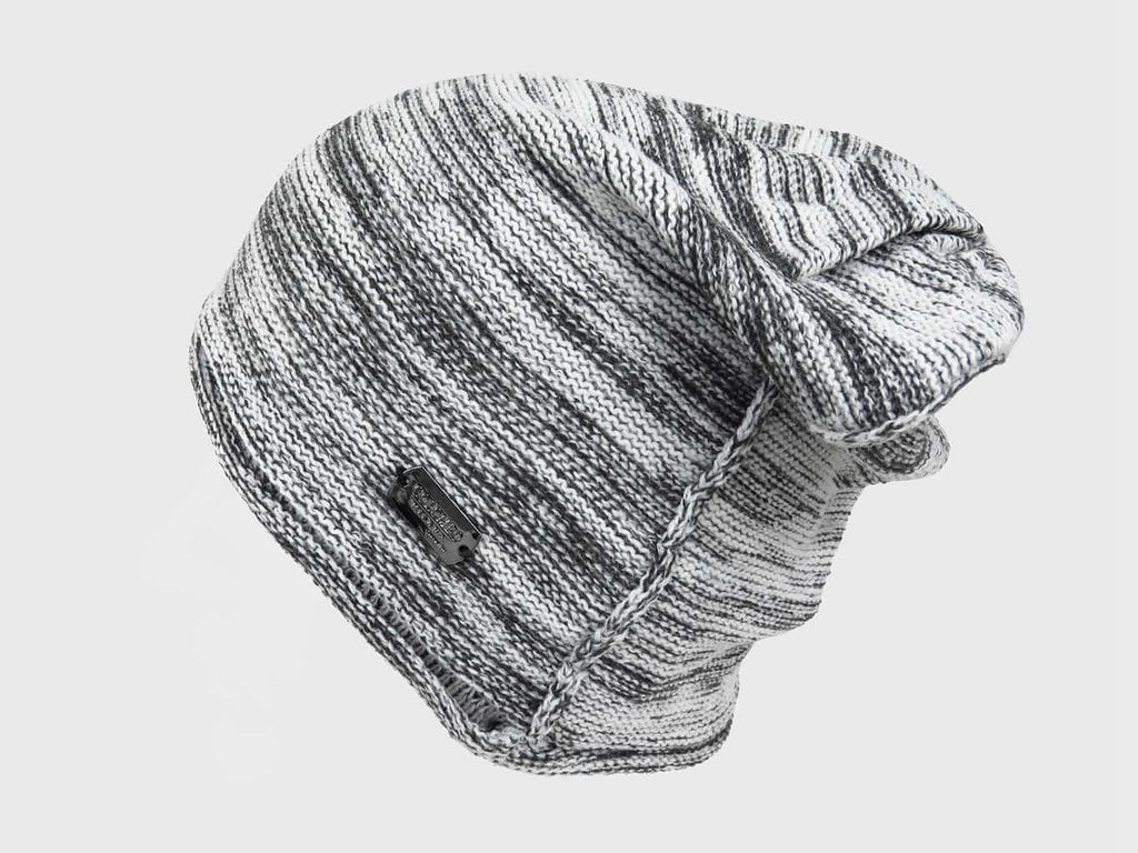 Grigio - Cappello da uomo bicolore casual
