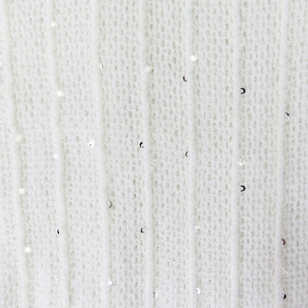 Panna - poncho con paillettes da donna e medaglietta oro a cuore
