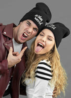 Modelli - morbido cappello nero unisex con scritta